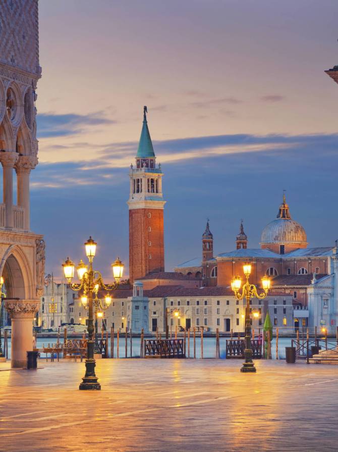 Venice.,Image,Of,St.,Mark's,Square,In,Venice,During,Sunrise.